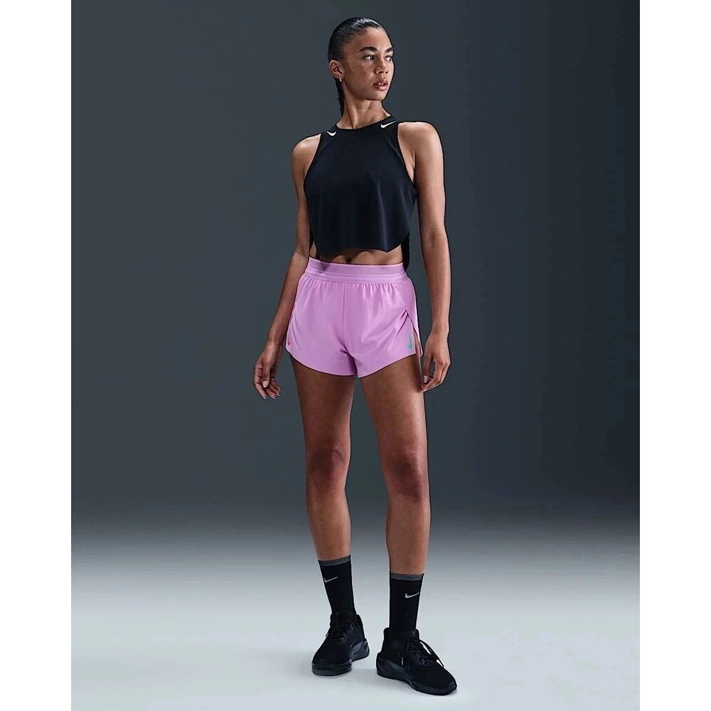 Nike AeroSwift Dri-FIT ADV Lilac Running racing Shorts FN2328-532 Women’s XL NEW